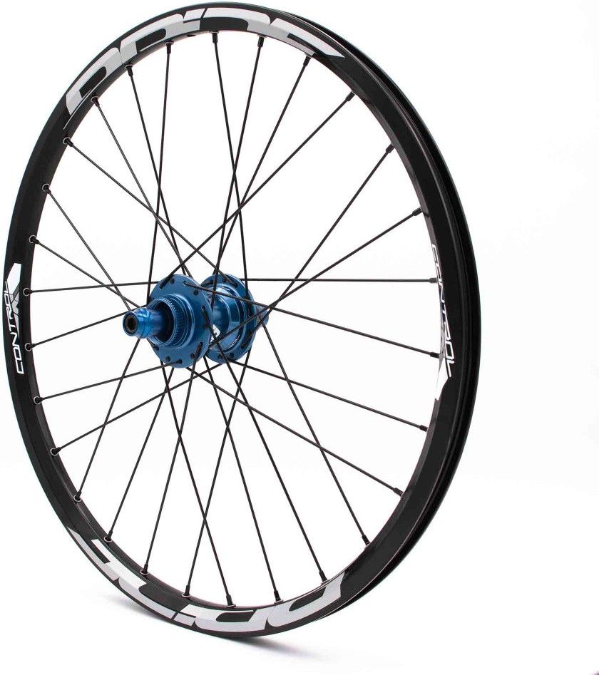 Paire de Roues Pride Control V1 Expert Disc 28H Moyeu Bleu