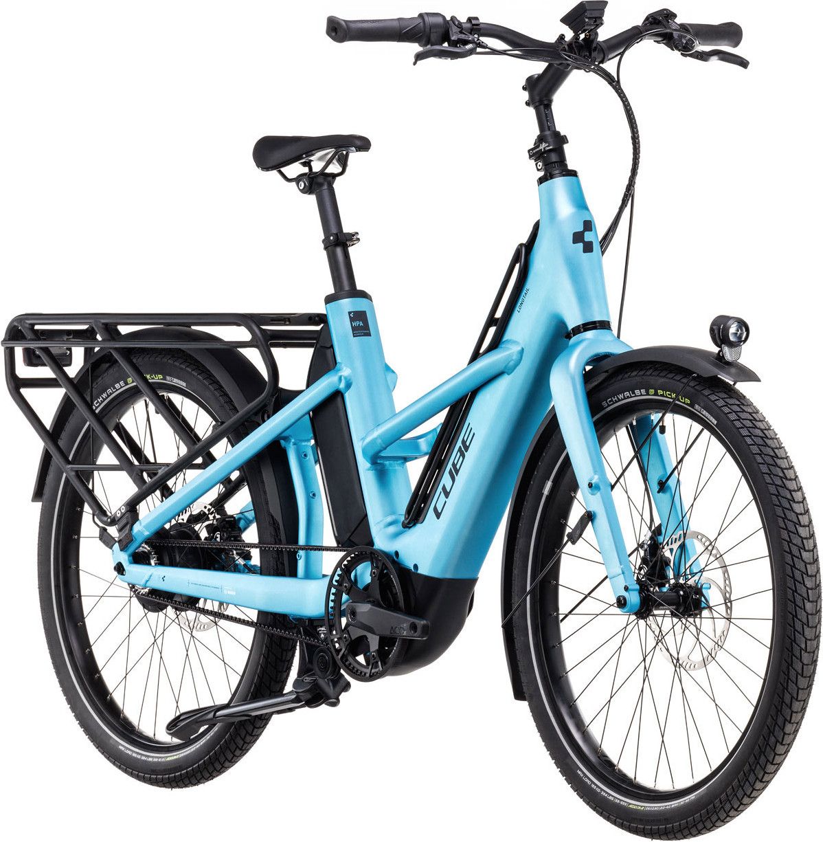 Vélo Cargo Longtail Électrique Cube Longtail Hybrid 725 Enviolo Heavy Duty 725 Wh 26'' Bleu