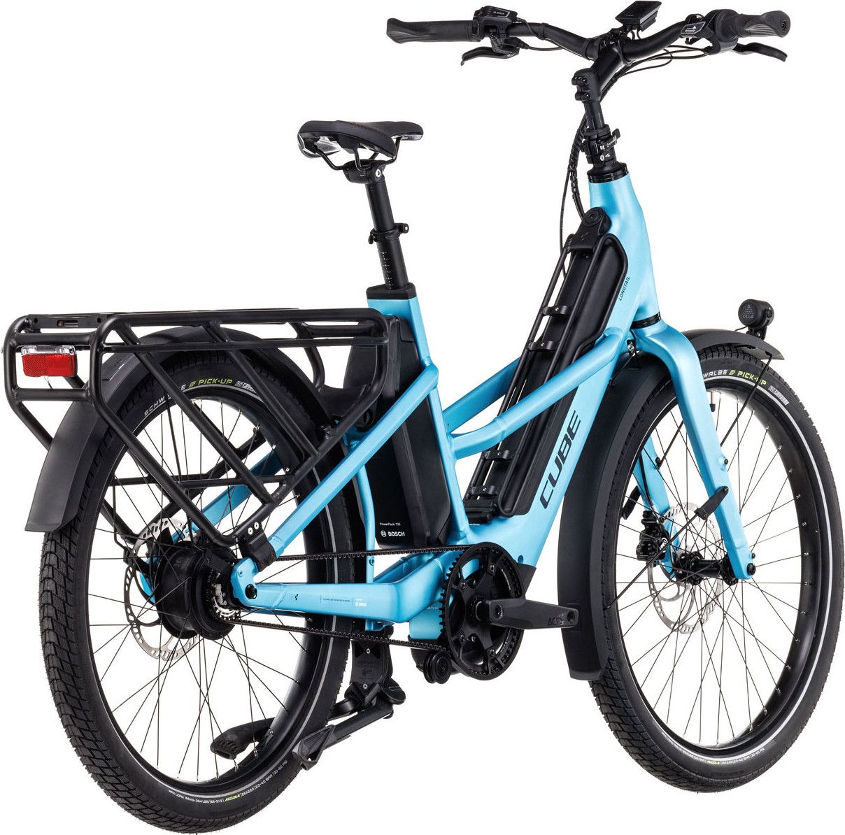 Vélo Cargo Longtail Électrique Cube Longtail Hybrid 725 Enviolo Heavy Duty 725 Wh 26'' Bleu