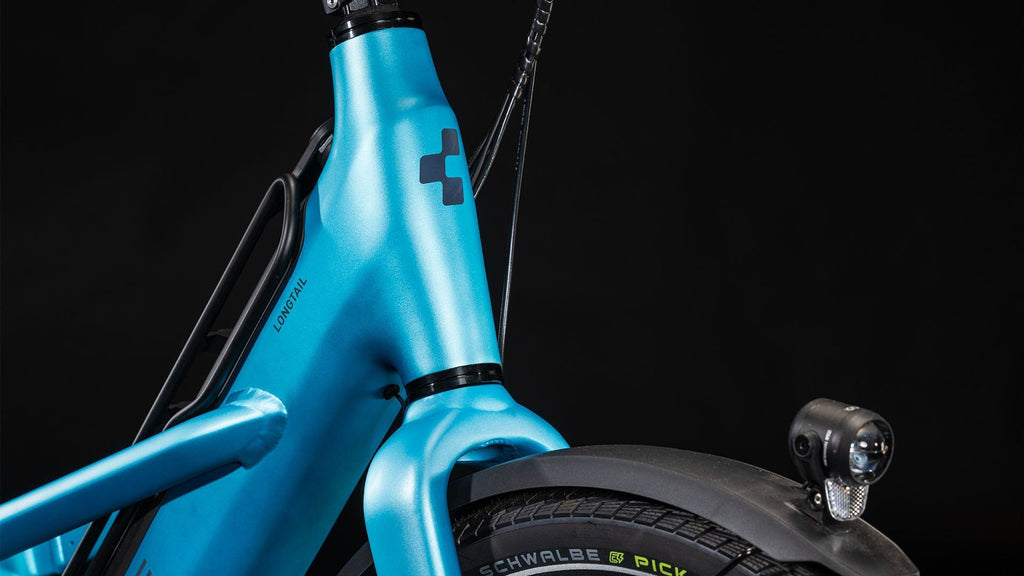 Vélo Cargo Longtail Électrique Cube Longtail Hybrid 725 Enviolo Heavy Duty 725 Wh 26'' Bleu