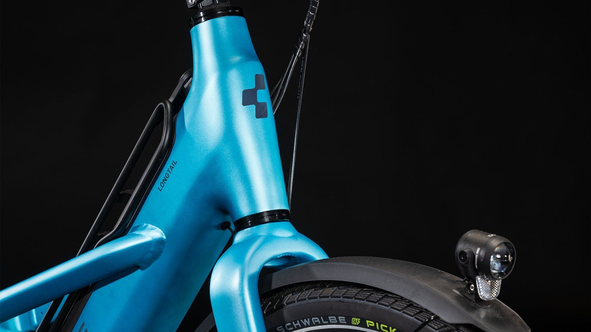 Vélo Cargo Longtail Électrique Cube Longtail Hybrid 725 Enviolo Heavy Duty 725 Wh 26'' Bleu