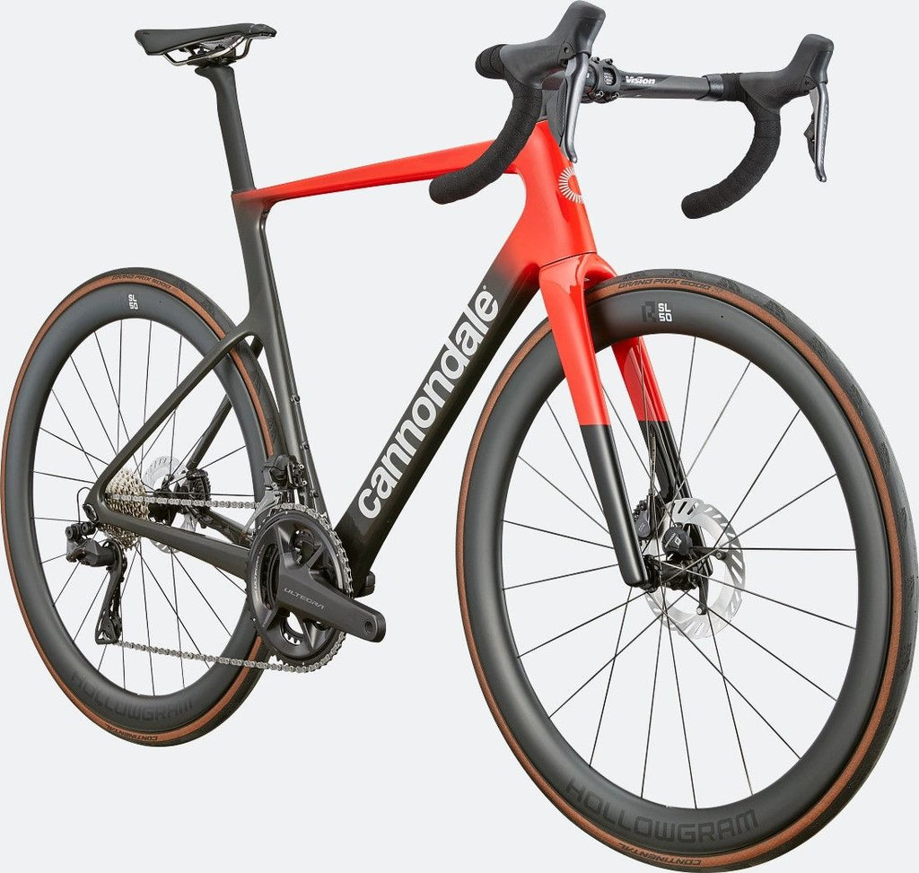 Vélo de Route Cannondale SuperSix Evo Hi-Mod 2 Shimano Ultegra Di2 12V 700 mm Rouge Rally