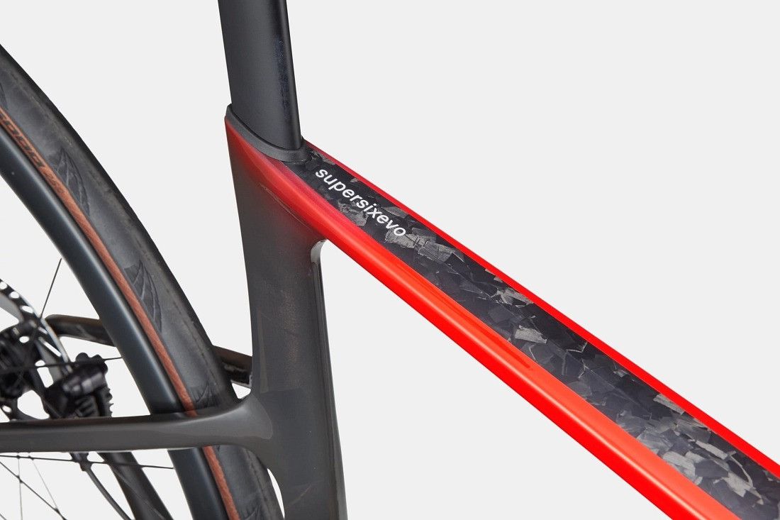 Vélo de Route Cannondale SuperSix Evo Hi-Mod 2 Shimano Ultegra Di2 12V 700 mm Rouge Rally