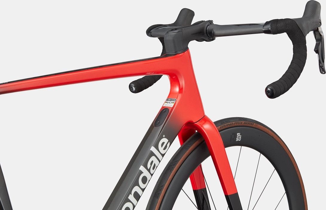 Vélo de Route Cannondale SuperSix Evo Hi-Mod 2 Shimano Ultegra Di2 12V 700 mm Rouge Rally