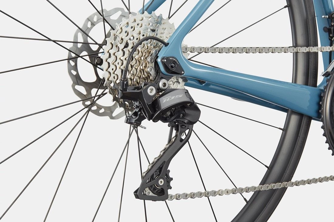 Vélo de Route Cannondale SuperSix Evo 4 Shimano 105 12V 700 mm Bleu Storm Cloud