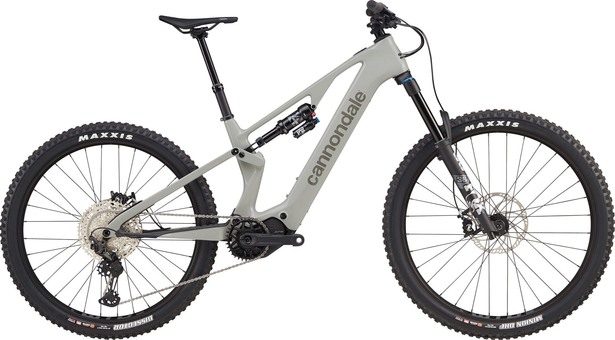 VTT Électrique Tout-Suspendu Cannondale Moterra SL 2 12V 600Wh Shimano 85Nm MX(29/27.5'') Gris