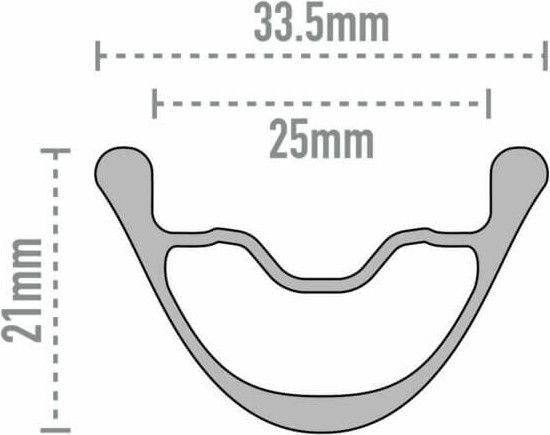 Paire de Roues Enve Foundation AG25 700mm | 12X100 - 12x142mm | Centerlock
