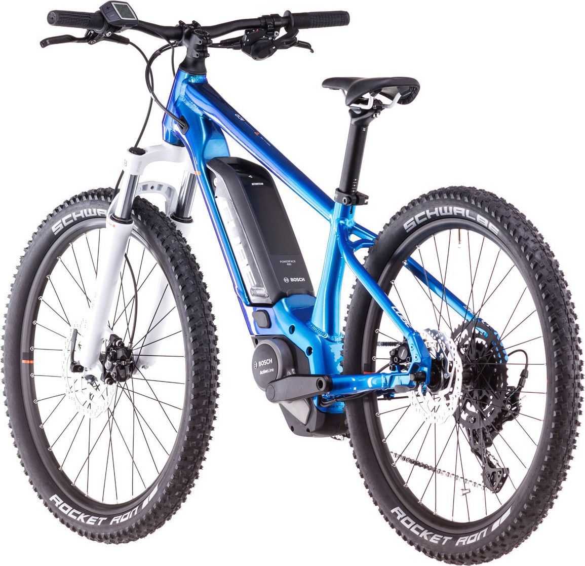 VTT Électrique Semi-Rigide Enfant Cube Acid 240 Hybrid Rookie Pro 400 Shimano Cues 9V 400 Wh 24'' Bleu Actionteam 2025 7 - 10 ans