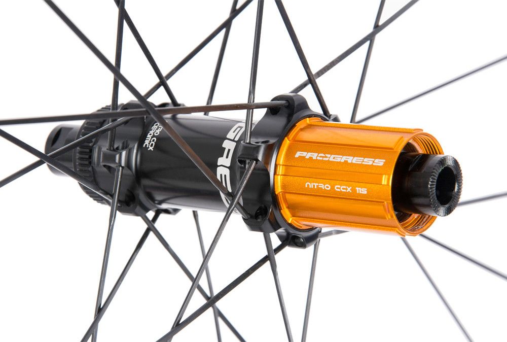 Paire de roues Progress Aspin Disc | 12x100/12x142 | Center Lock | Campagnolo N3W