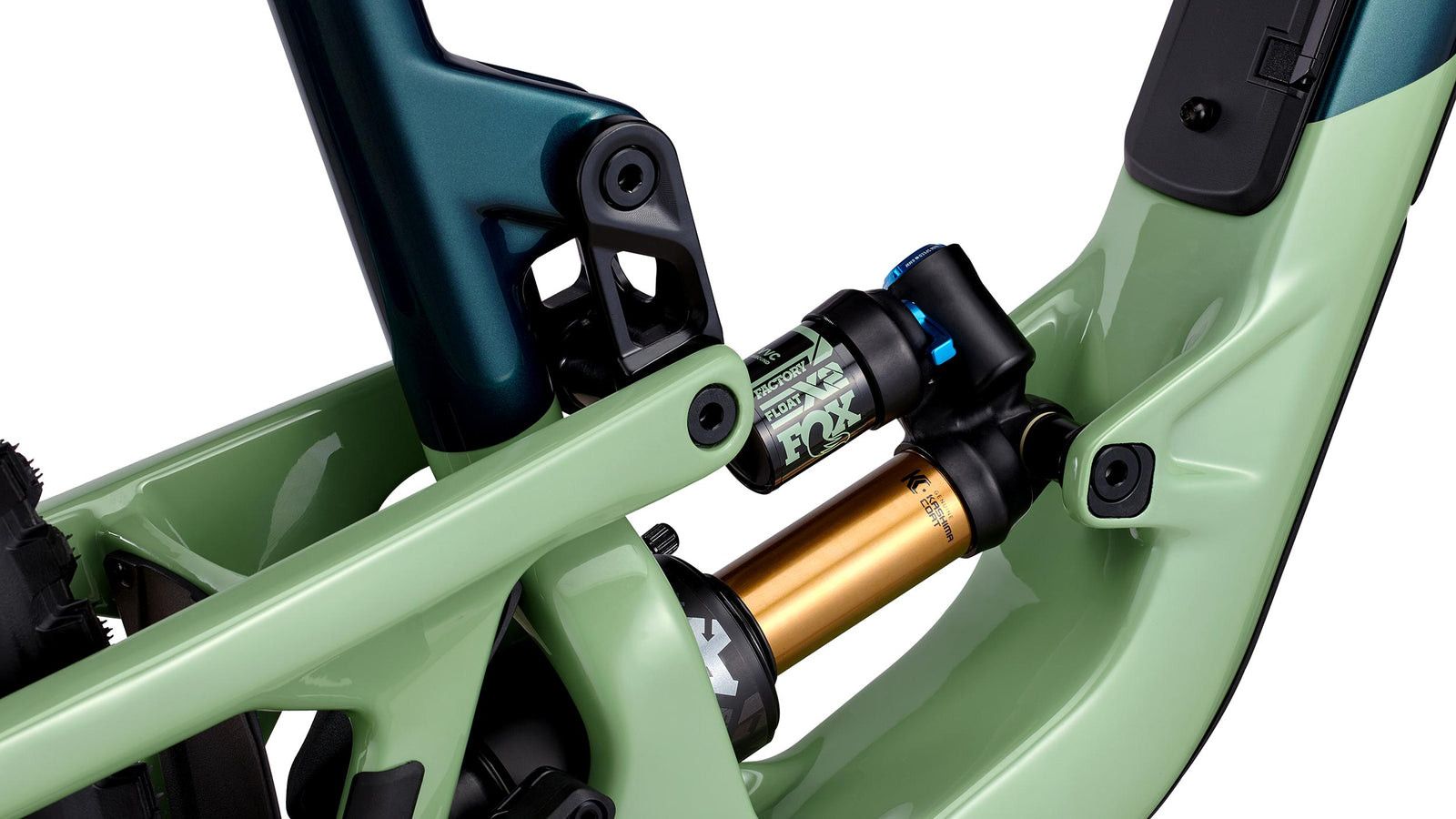 VTT Tout-Suspendu Rocky Mountain Altitude Carbon 90 Rally R Shimano 12V 27.5'' Bleu Vert