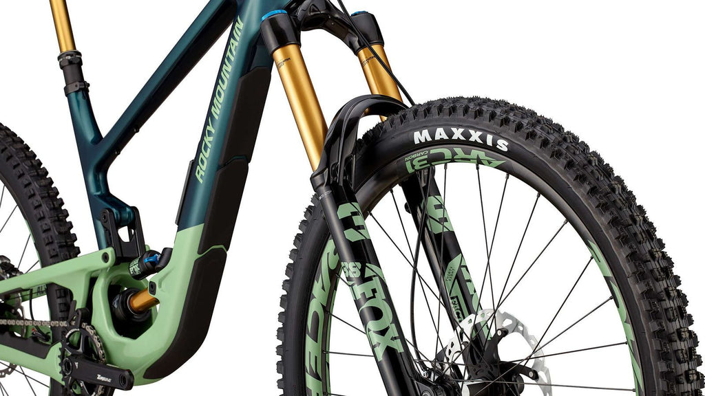 VTT Tout-Suspendu Rocky Mountain Altitude Carbon 90 Rally R Shimano 12V 27.5'' Bleu Vert