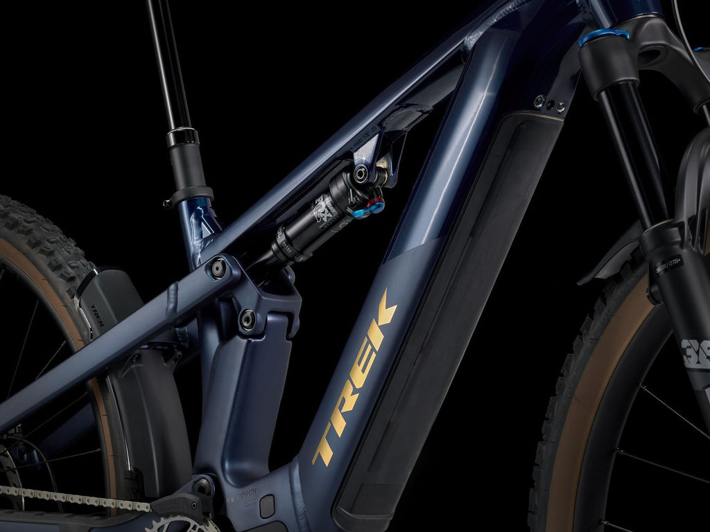 VTT Électrique Tout-Suspendu Trek Powerfly FS+ 8 12V 800Wh Bosch 120 Nm Bleu Gén. 4