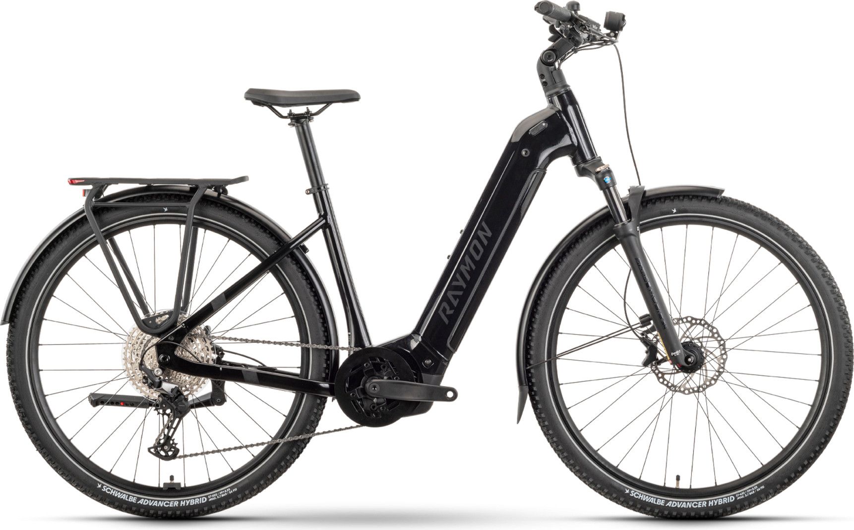 VTC Électrique Raymon Tahona Pro Wave Shimano Deore 12V 800Wh 29'' Noir 2025