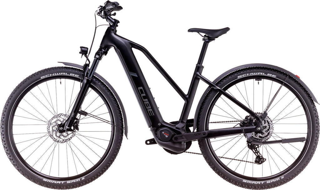 VTC Électrique Cube Nuride Hybrid Pro 800 Allroad Trapeze Shimano Cues 10V 800 Wh 29'' Noir 2025