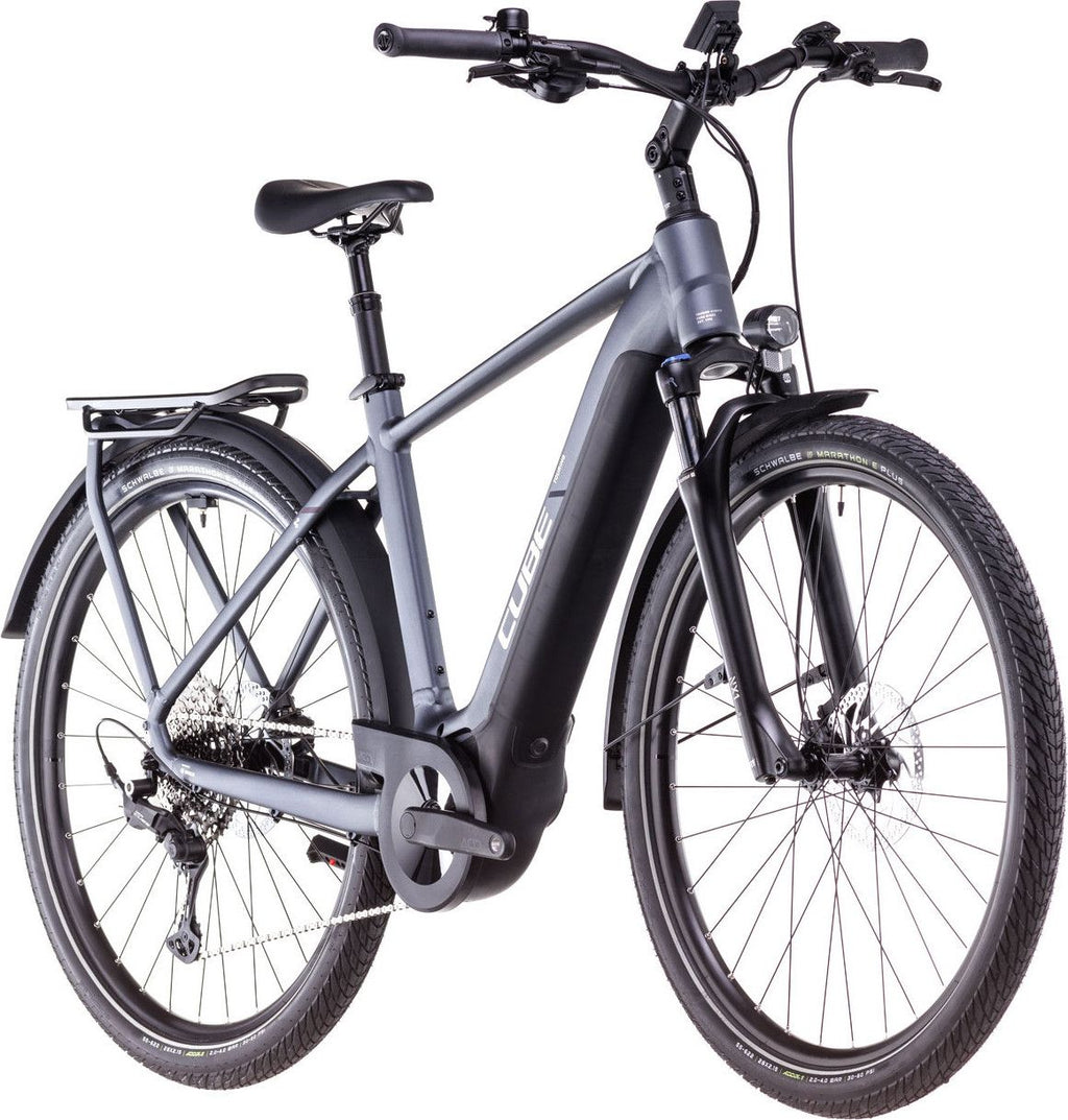 VTC Électrique Cube Touring Hybrid Pro 625 Shimano Cues 11V 625 Wh 700 mm Gris Metallic 2025