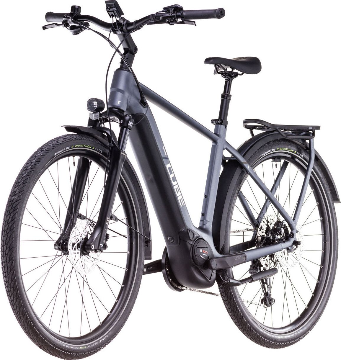 VTC Électrique Cube Touring Hybrid Pro 625 Shimano Cues 11V 625 Wh 700 mm Gris Metallic 2025