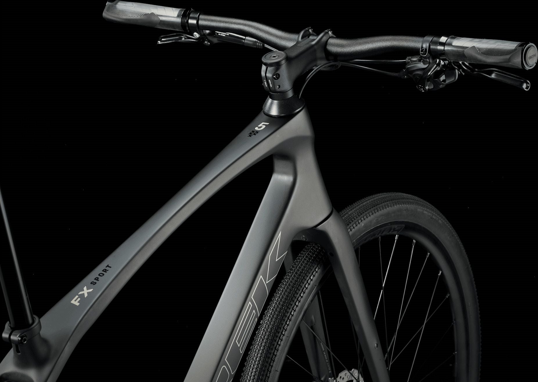 Vélo Fitness Trek FX Sport 5 Sram Apex 11V 700 mm Noir 2025