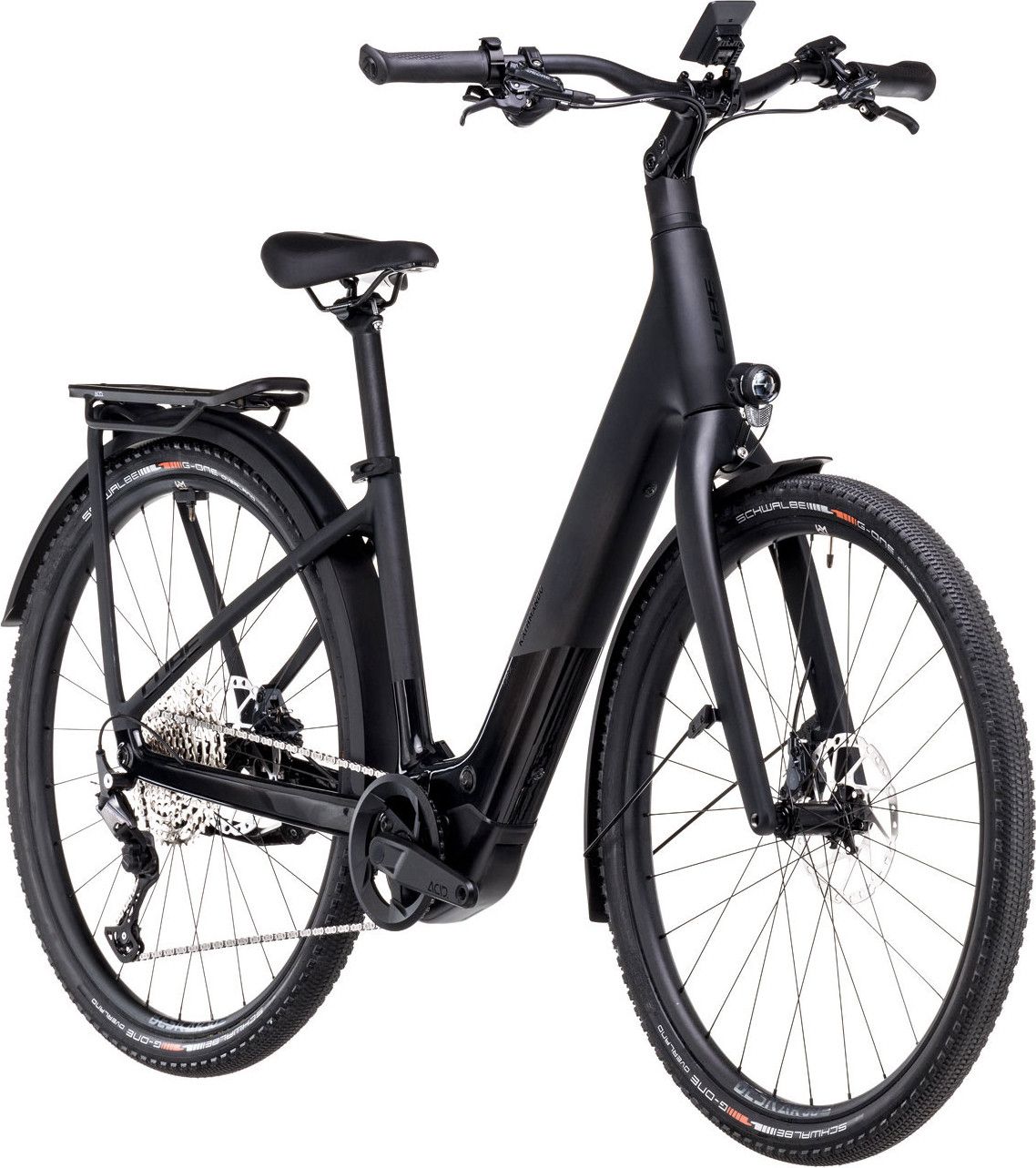 VTC Électrique Cube Kathmandu Hybrid C:62 SLX 400X Easy Entry Shimano Deore 12V 400 Wh 700 mm Gris Carbon Noir 2025