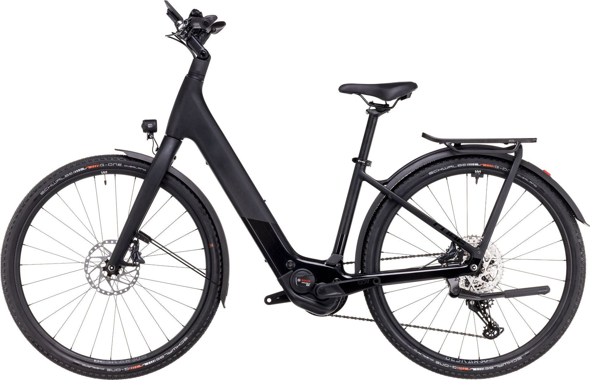 VTC Électrique Cube Kathmandu Hybrid C:62 SLX 400X Easy Entry Shimano Deore 12V 400 Wh 700 mm Gris Carbon Noir 2025