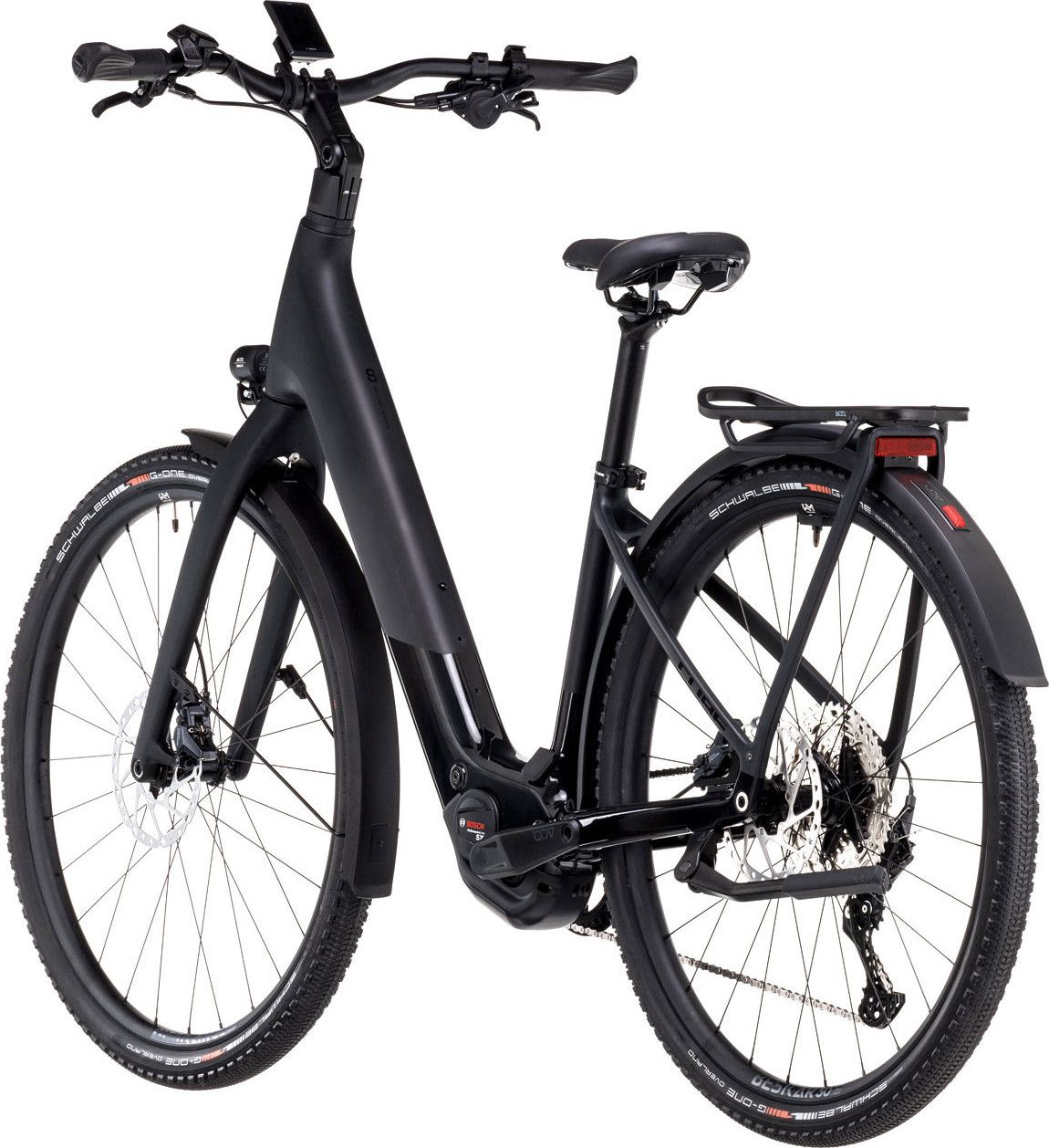 VTC Électrique Cube Kathmandu Hybrid C:62 SLX 400X Easy Entry Shimano Deore 12V 400 Wh 700 mm Gris Carbon Noir 2025
