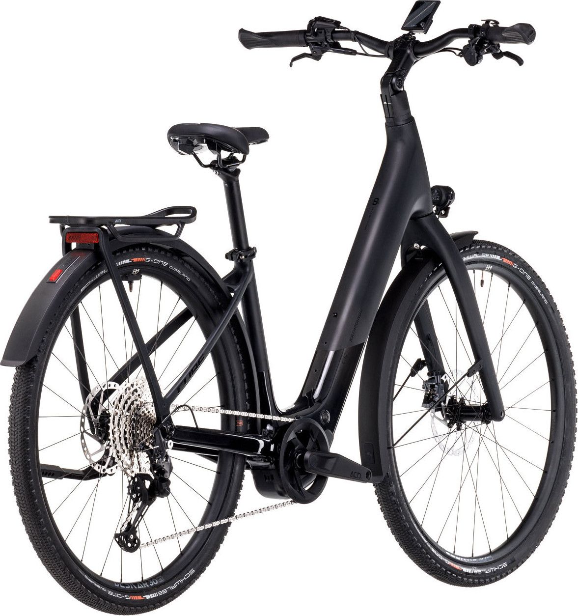 VTC Électrique Cube Kathmandu Hybrid C:62 SLX 400X Easy Entry Shimano Deore 12V 400 Wh 700 mm Gris Carbon Noir 2025