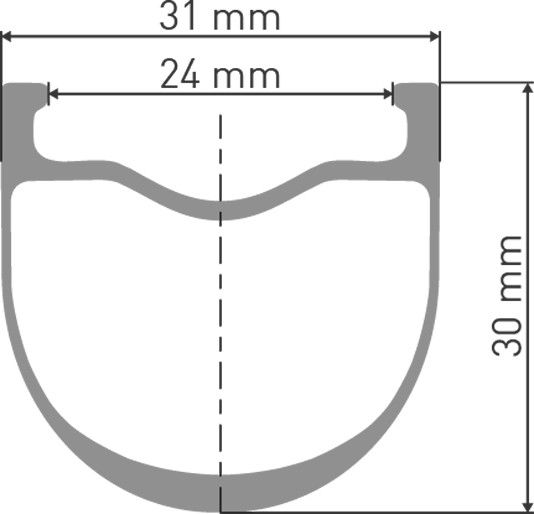 Roue Arrière DT Swiss GRC 1400 Dicut 30 700 mm | 12x142 mm | Center Lock