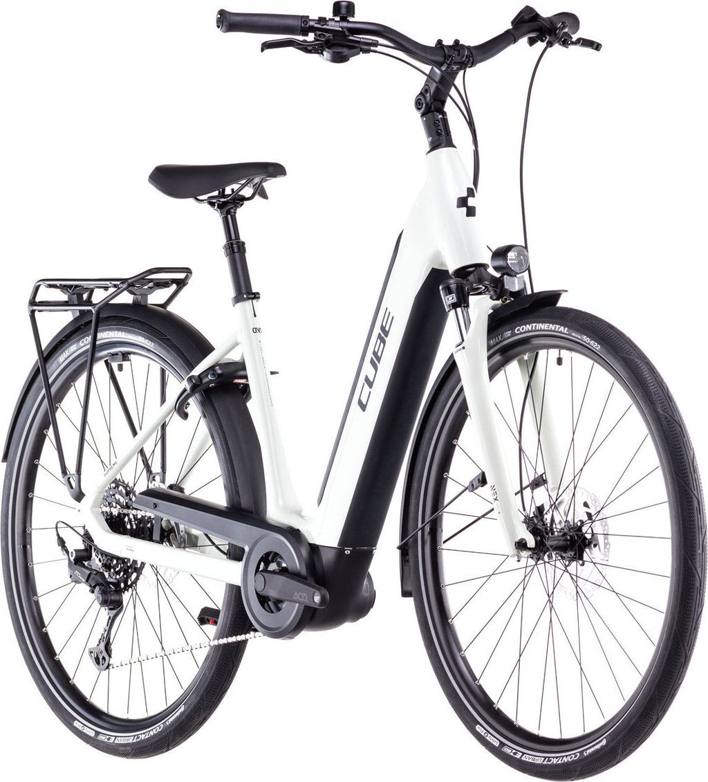 Vélo de Ville Électrique Cube Supreme Hybrid One 500 Easy Entry Shimano Cues 10V 500 Wh 700 mm Beige Desert Stone 2025