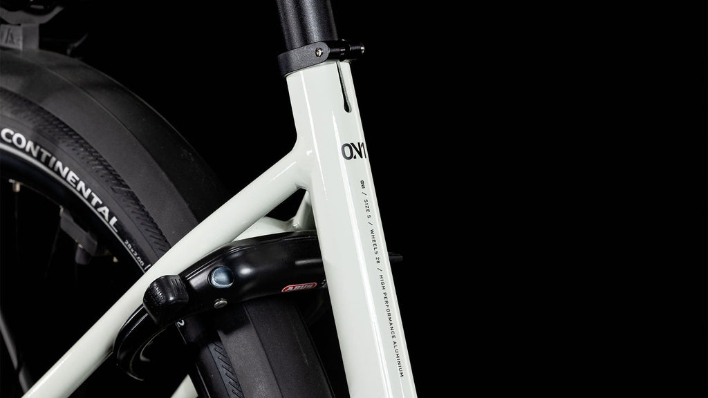 Vélo de Ville Électrique Cube Supreme Hybrid One 500 Easy Entry Shimano Cues 10V 500 Wh 700 mm Beige Desert Stone 2025