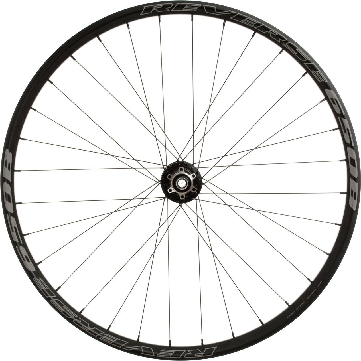 REVERSE Roue Arriere DH 27.5'' 150x12mm Moyeu EFS + K7 EFS 7V Noir Gris