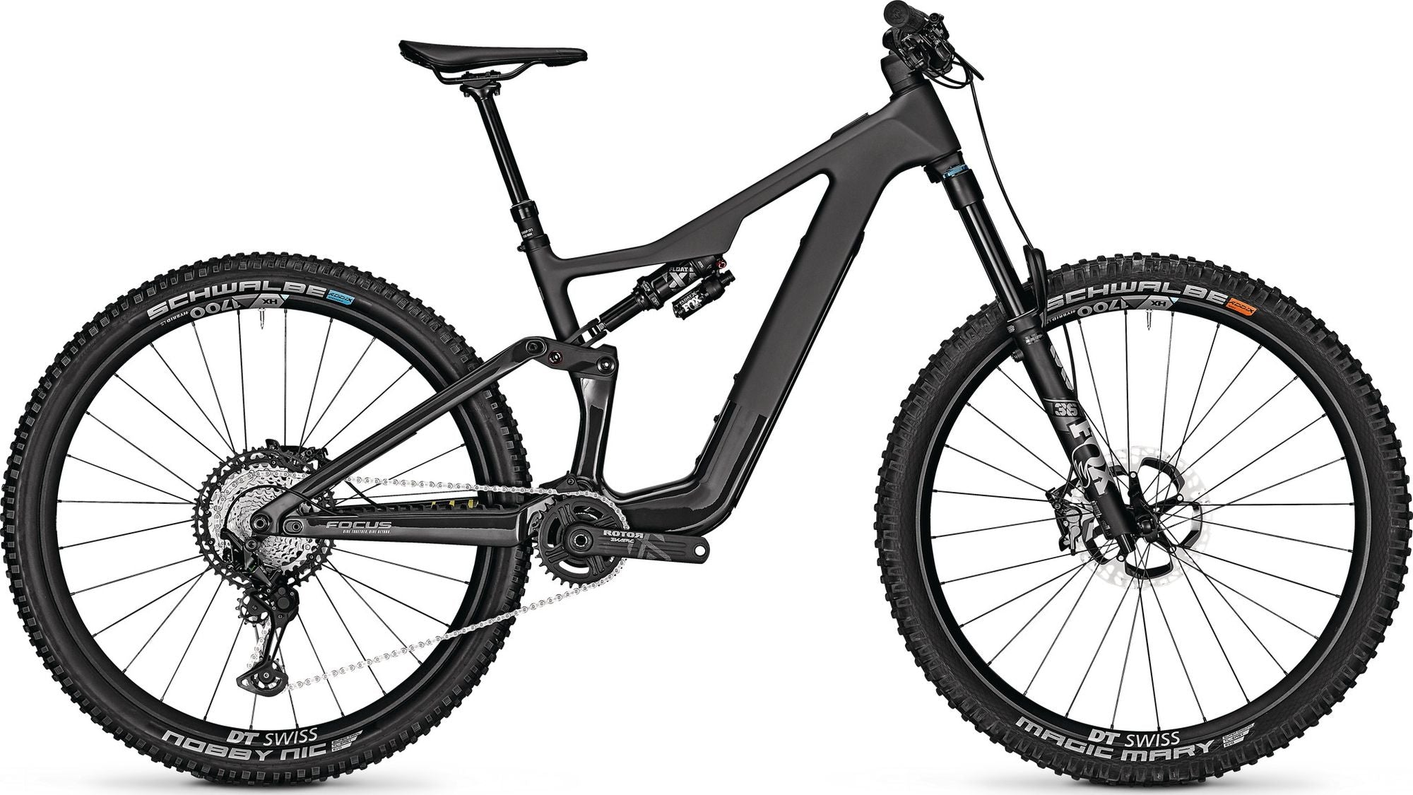 VTT Électrique Tout-Suspendu Focus JAM² SL 9.9 12V 430Wh Fazua 60 Nm 29'' Gris 2025