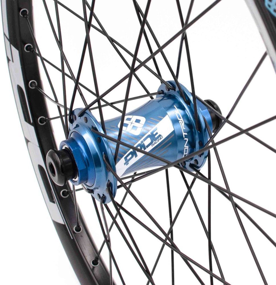 Paire de Roues Pride Control Cruiser 36H Moyeu Bleu Disque