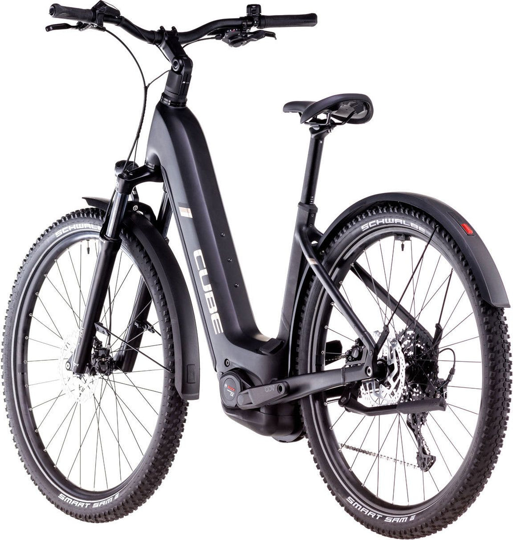 VTC Électrique Cube Nuride Hybrid Pro 600 Allroad Easy Entry Shimano Cues 10V 600 Wh 29'' Noir 2025