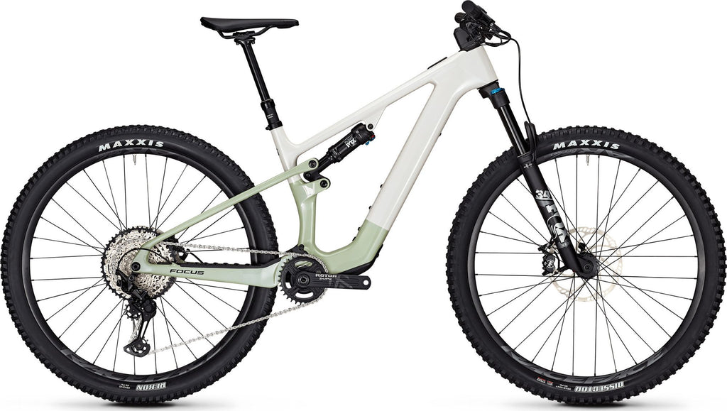 VTT Électrique Tout-Suspendu Focus VAM² SL 9.8 Shimano XT/Deore 12V 430Wh 29'' Blanc 2025