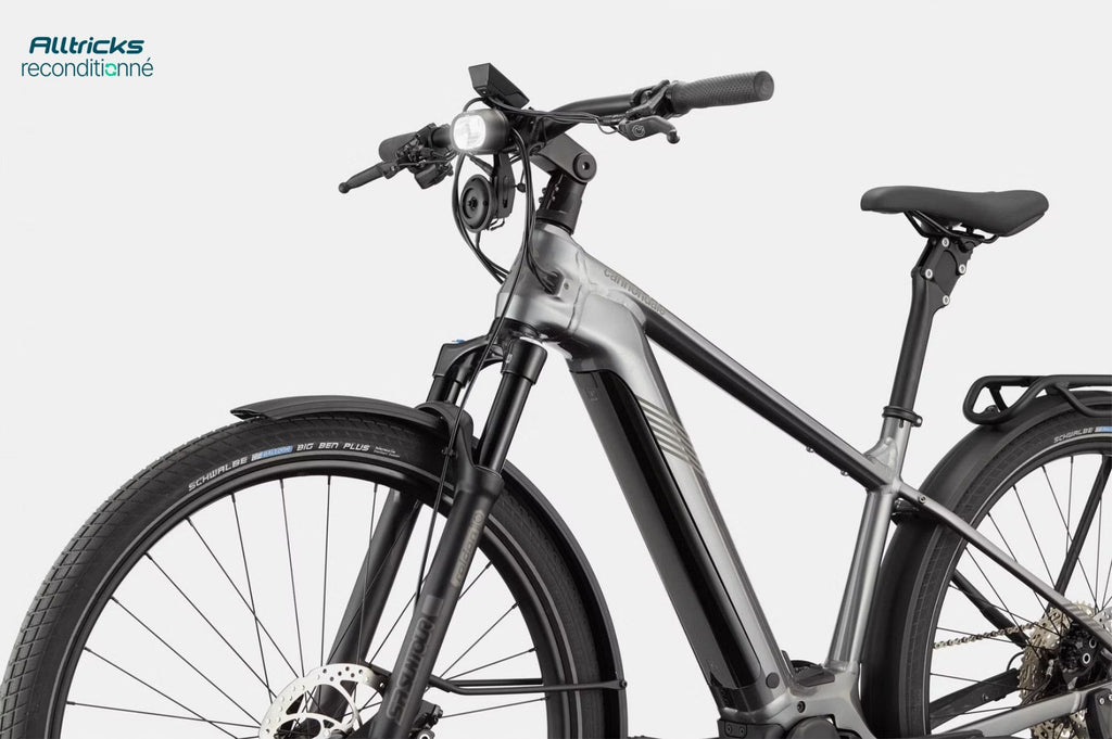 Vélo de Ville Électrique Cannondale Tesoro Neo X Speed Shimano Deore 12V 700 mm Grey T.M 170/182cm - Produit Reconditionné