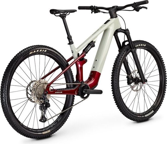 VTT Électrique Tout-Suspendu Focus VAM² SL 8.7 Shimano Deore 12V 430Wh 29'' Gris Rouge 2025