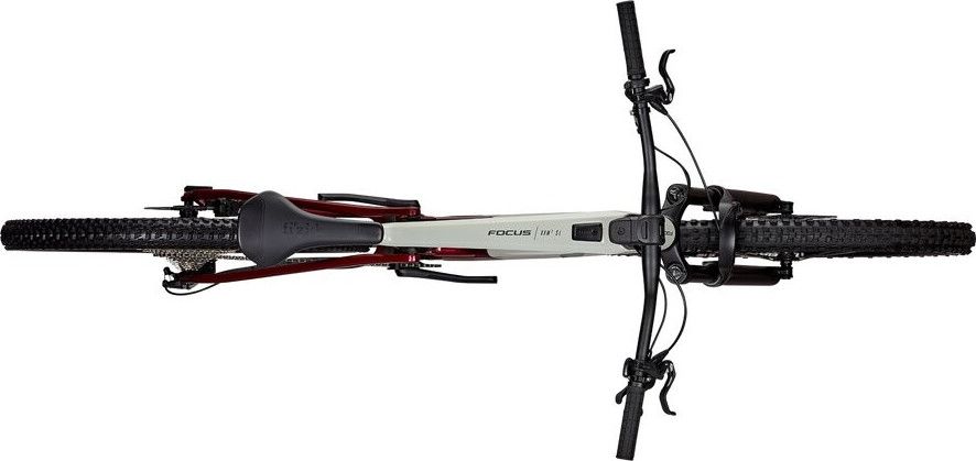 VTT Électrique Tout-Suspendu Focus VAM² SL 8.7 Shimano Deore 12V 430Wh 29'' Gris Rouge 2025