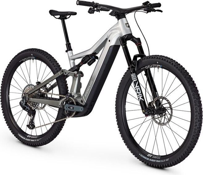 VTT Électrique Tout-Suspendu Focus JAM² 6.0 Sram GX AXS T-Type 12V 600Wh 29'' Argent 2025
