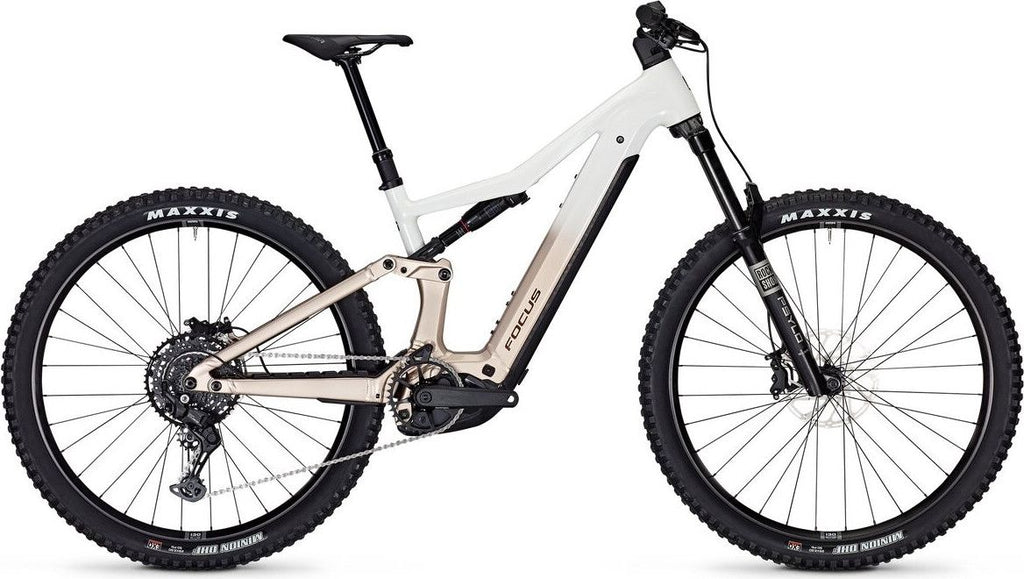 VTT Électrique Tout-Suspendu Focus JAM² 6.7 10V 600Wh Bosch 120 Nm 29'' Blanc 2025