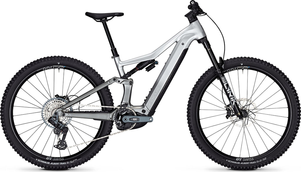 VTT Électrique Tout-Suspendu Focus JAM² 6.0 Sram GX AXS T-Type 12V 600Wh 29'' Argent 2025