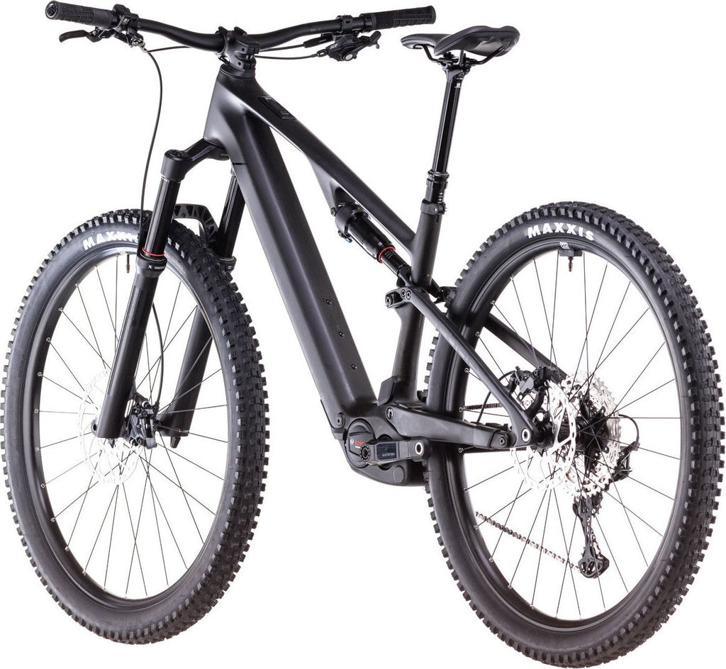 VTT Électrique Tout-Suspendu Cube AMS Hybrid One44 C:68X Race 400X 12V 400 Wh Bosch 60 Nm 29'' Noir Blackline 2025