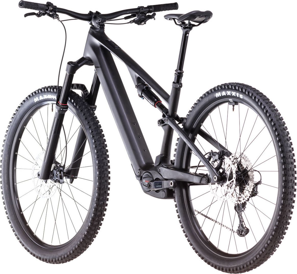 VTT Électrique Tout-Suspendu Cube AMS Hybrid One44 C:68X Race 400X 12V 400 Wh Bosch 60 Nm 29'' Noir Blackline 2025