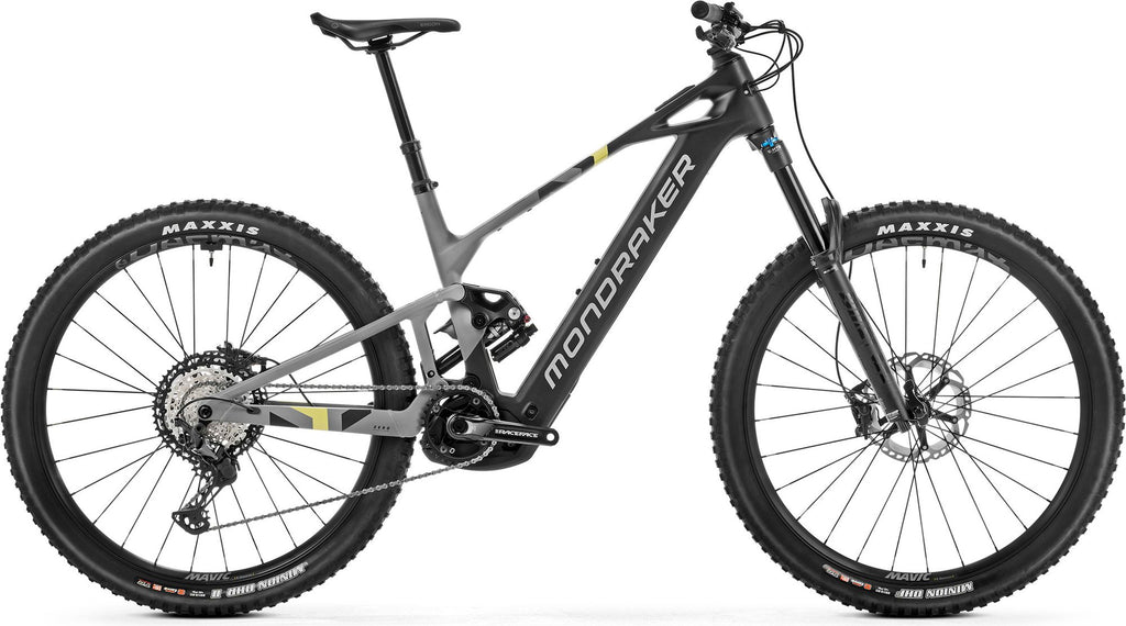 VTT Électrique Tout-Suspendu Mondraker Crafty Carbon R 12V 800 Wh Bosch 120 Nm 29'' Gris Noir 2025