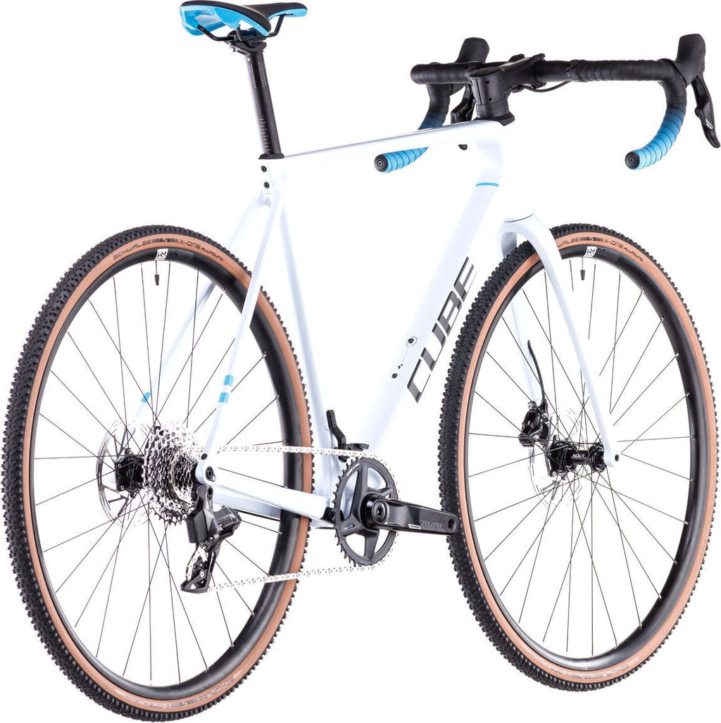 Vélo de Cyclocross Cube Cross Race C:62 Race Sram Rival XPLR eTap AXS 12V 700 mm Blanc Polar 2025