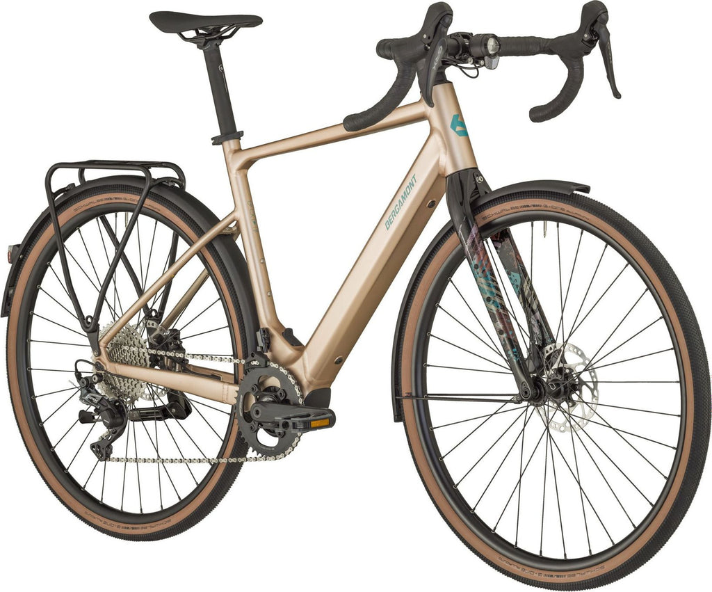 Vélo de Gravel Électrique Bergamont E-Grandurance 8 RD Shimano GRX 11V 360Wh 700 mm Beige 2025