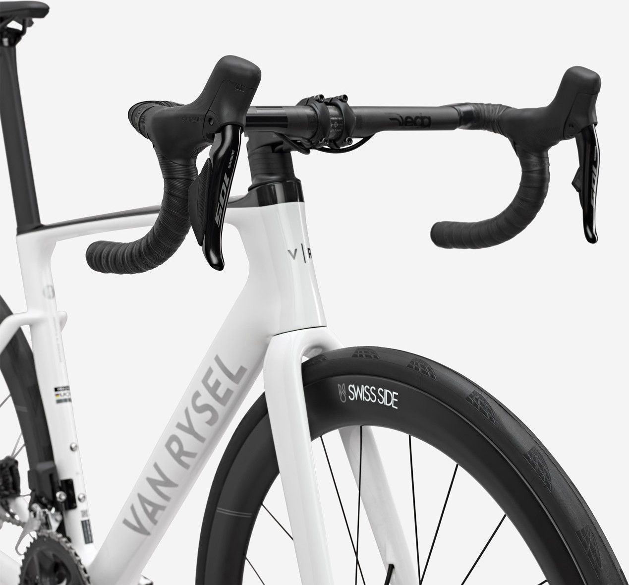 Vélo de Route Van Rysel RCR Shimano 105 Di2 12V 700 mm Blanc Ultra
