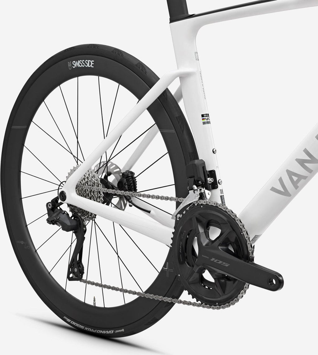 Vélo de Route Van Rysel RCR Shimano 105 Di2 12V 700 mm Blanc Ultra