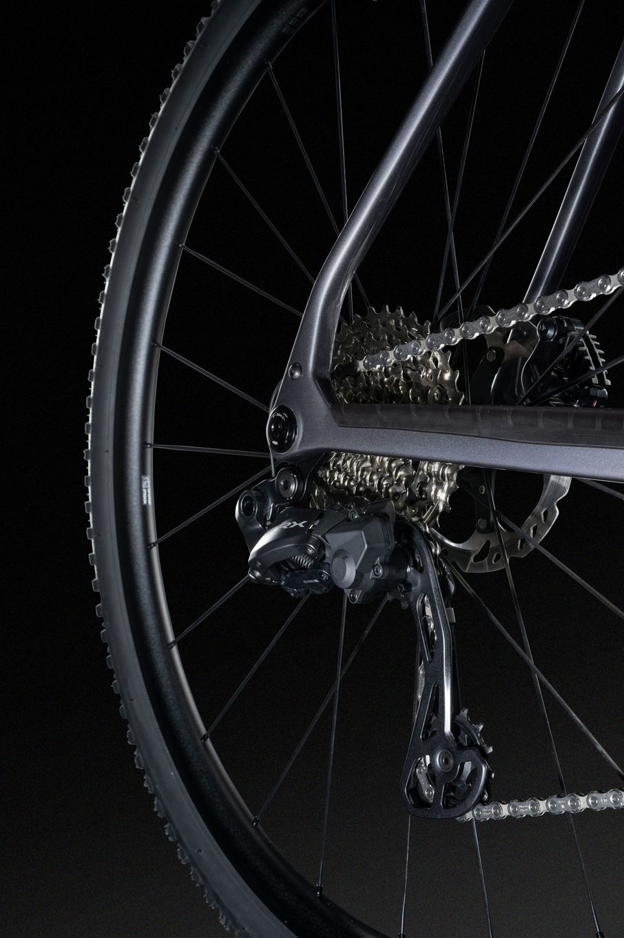 Vélo de Gravel Lapierre Crosshill CF 7.0 Shimano GRX Di2 12V 700 mm Gris 2026