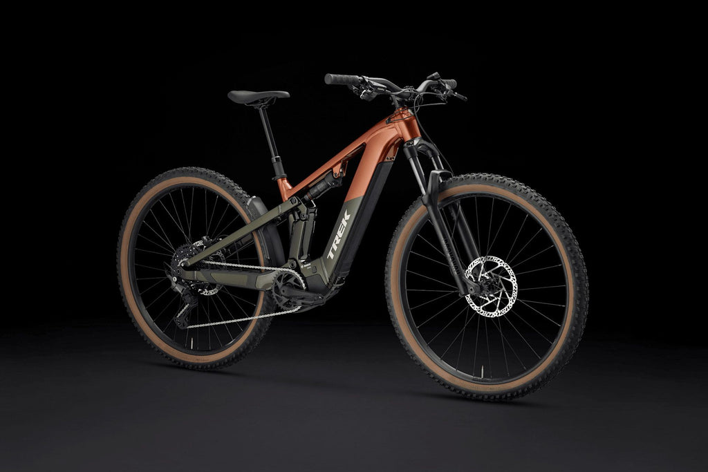 VTT Électrique Tout-Suspendu Trek Powerfly+ FS 4 10V 600Wh Bosch 120 Nm 27.5'' Orange/Vert Gén. 4