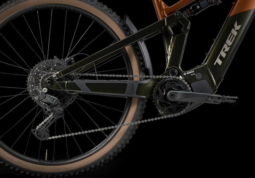 VTT Électrique Tout-Suspendu Trek Powerfly+ FS 4 10V 600Wh Bosch 120 Nm 29'' Orange/Vert Gén. 4