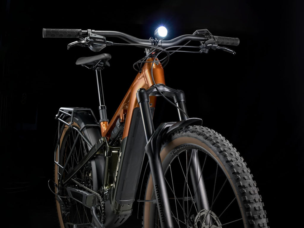 VTT Électrique Tout-Suspendu Trek Powerfly+ FS 4 EQ 10V 600Wh Bosch 120 Nm 29'' Orange/Vert Gén. 4